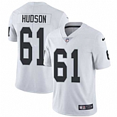 Nike Oakland Raiders #61 Rodney Hudson White NFL Vapor Untouchable Limited Jersey,baseball caps,new era cap wholesale,wholesale hats